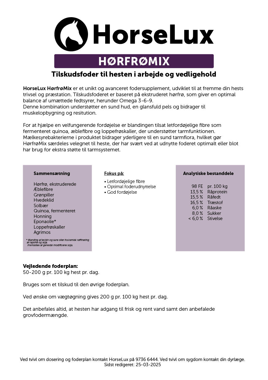 Hørfrømix 12 kg