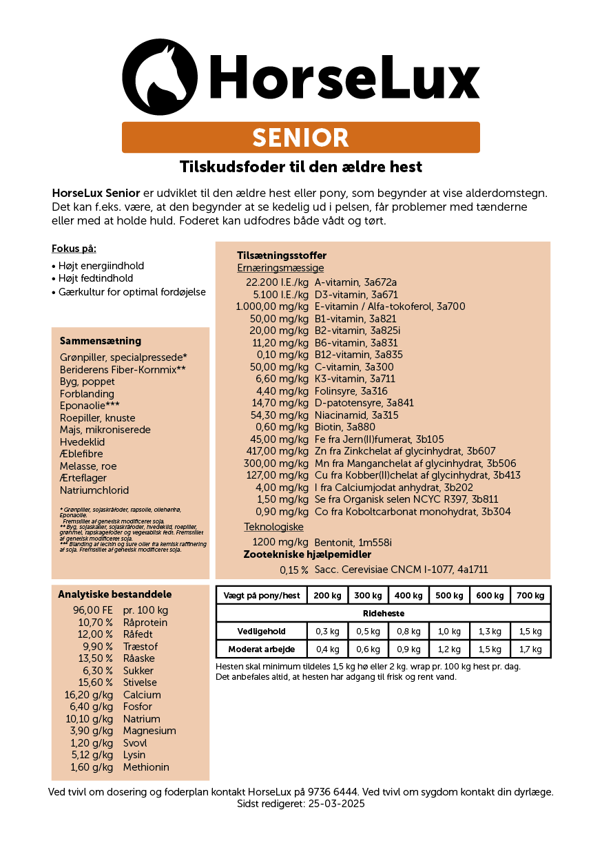 Senior 15 kg