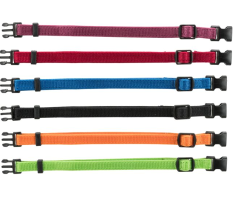 Hvalpehalsbånd 12 stk 7-33 cm