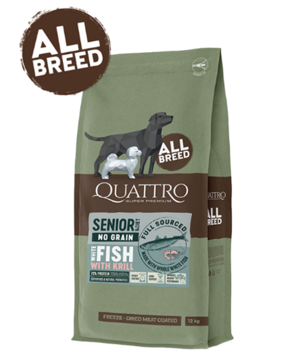 All Breed Senior/Diet White Fish & Krill