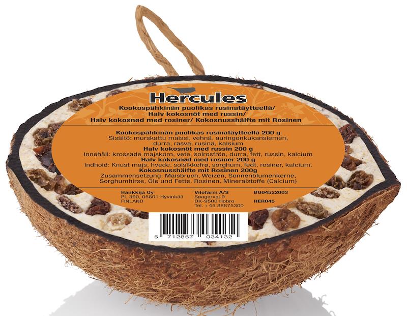 Halve kokosnødder ass.