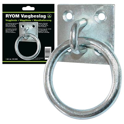 Vægbeslag med ring