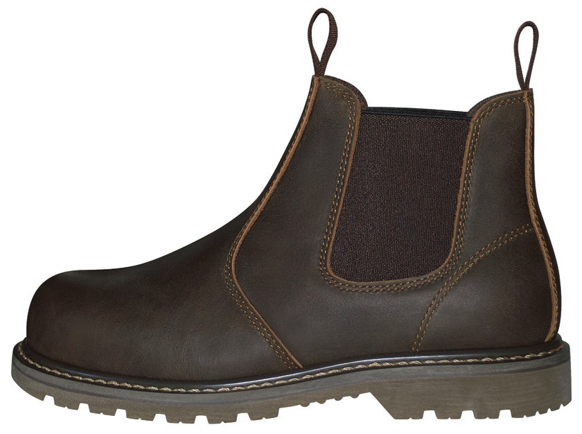 Fritidsstøvle Rico brun skind