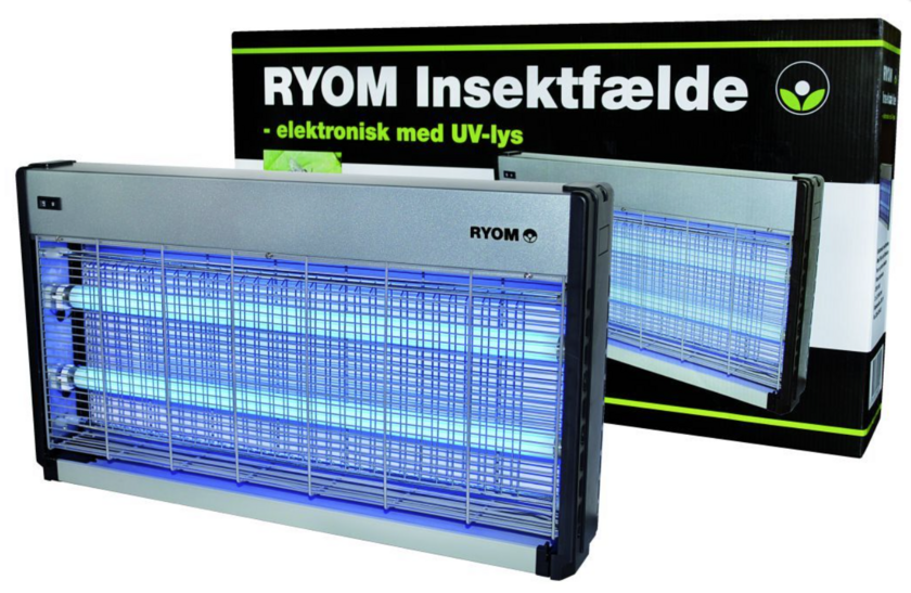 Insektfælde plast/aluminium 2 x 20 w  200 m2