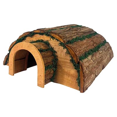 Pindsvinehus natur bark/mos