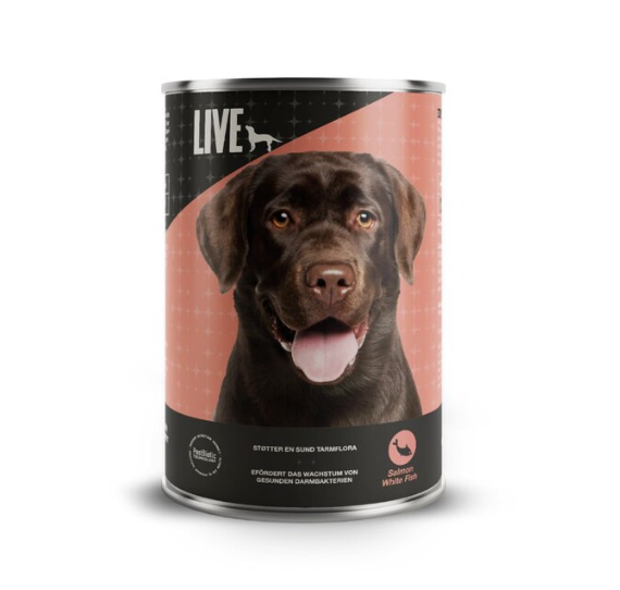 Vådfoder laks/hvid fisk 395 gram