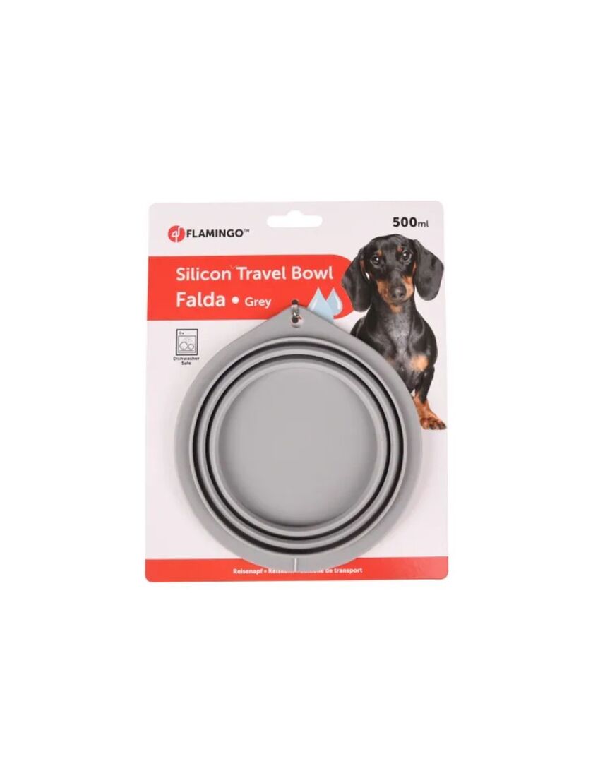 Rejseskål Falda Grå