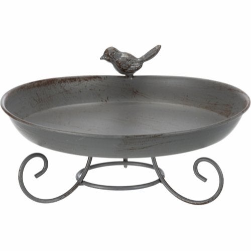 Fuglebad m. metalfod 800 ml