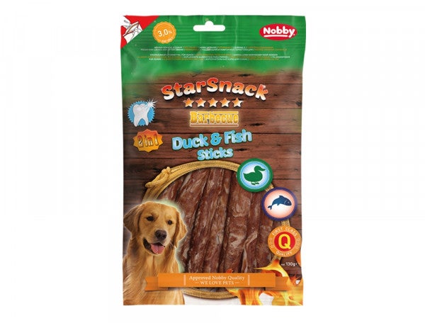StarSnack Barbecue duck & fish stick 130 gram