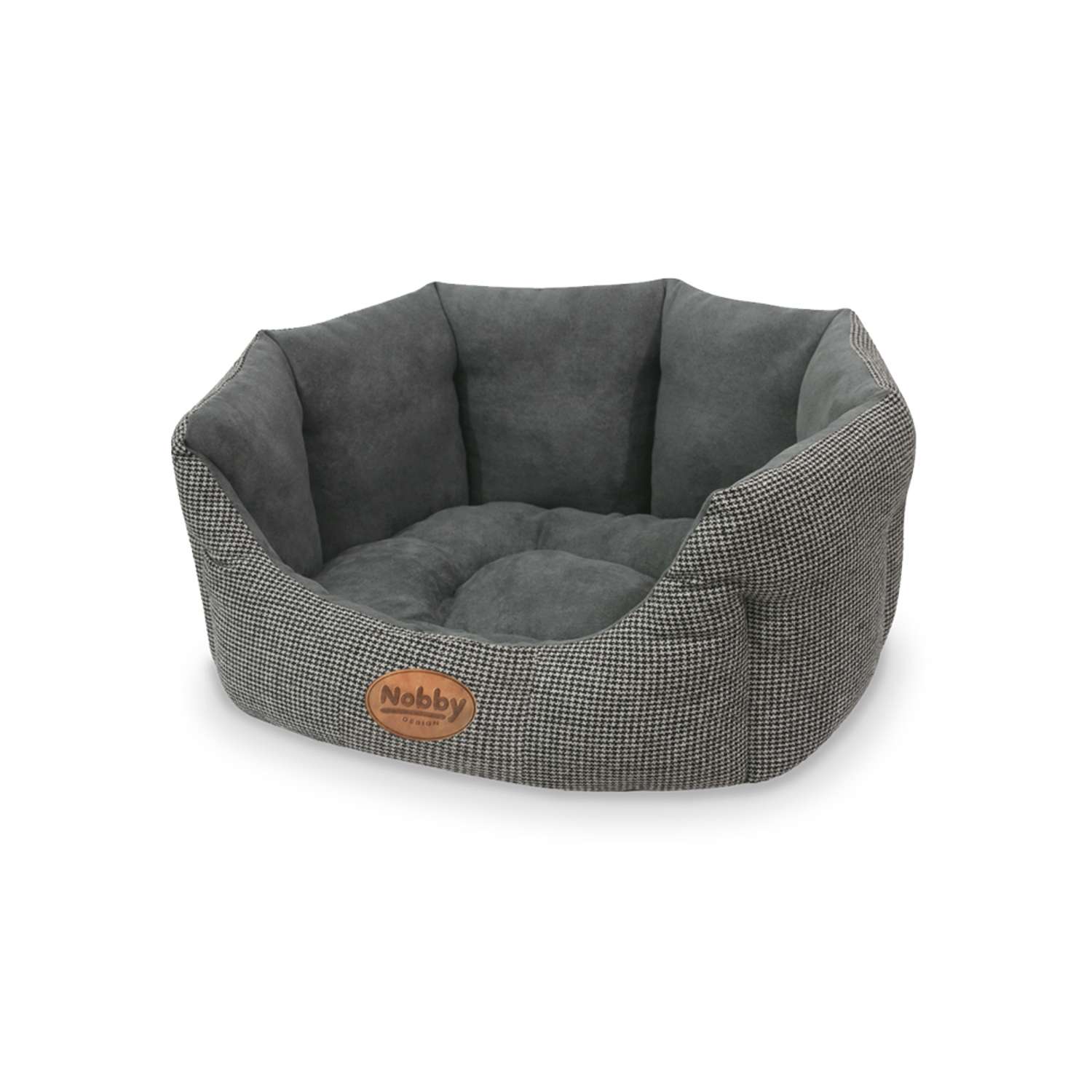 Hundeseng "JOSI", grå - Grey - 55 x 50 x 21 cm