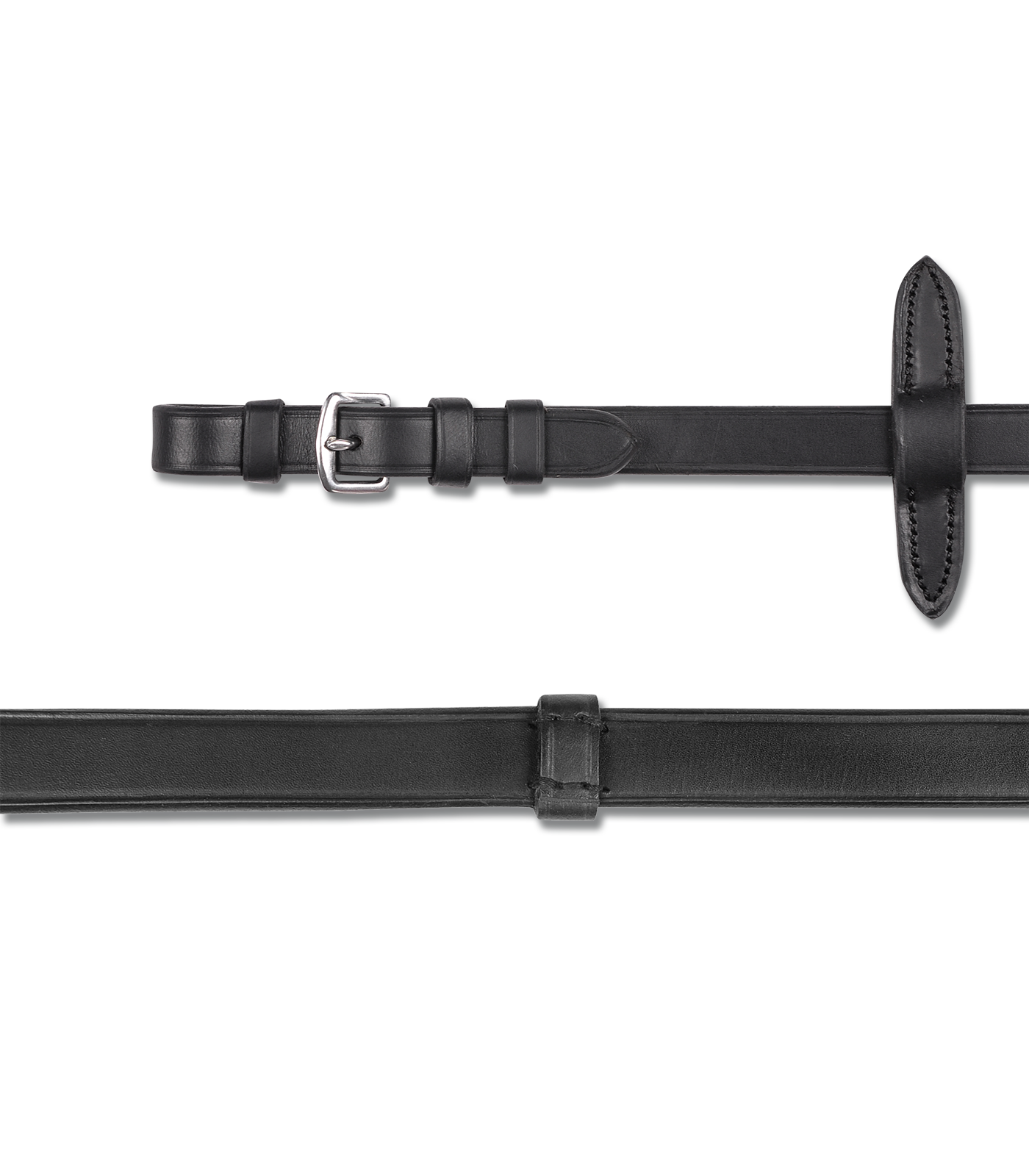 Lædertøjle ekstra lang