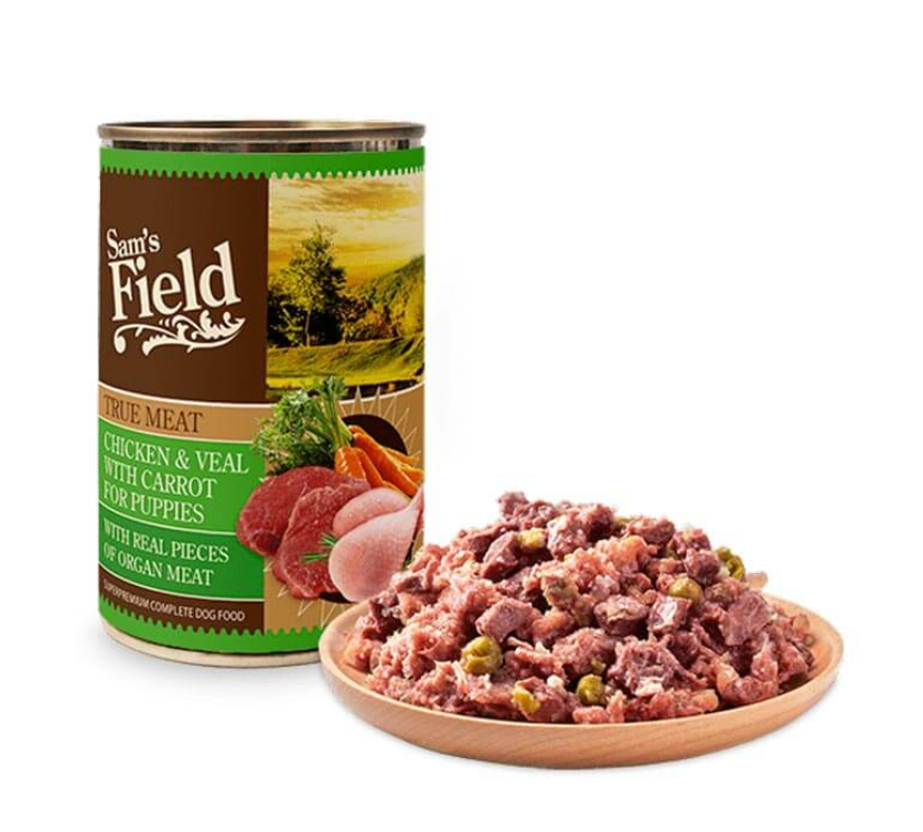 True meat Chicken & Calf Meat puppy 400 g.