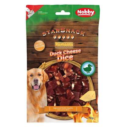 StarSnack duck/cheese dice 70 gram