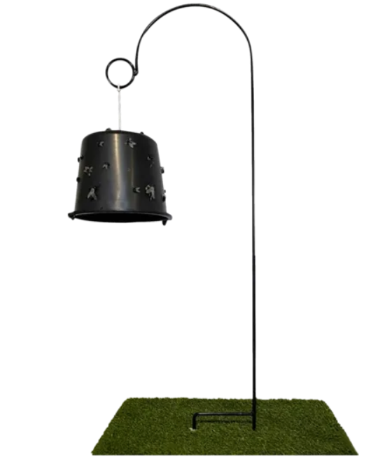 Fælde sort med snor og krog