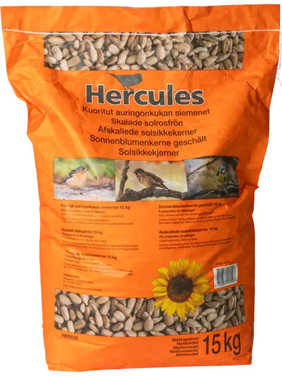 Afskallede solsikkefrø 15 kg