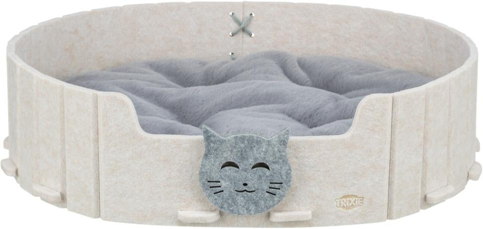 Emelie filt katteseng oval 