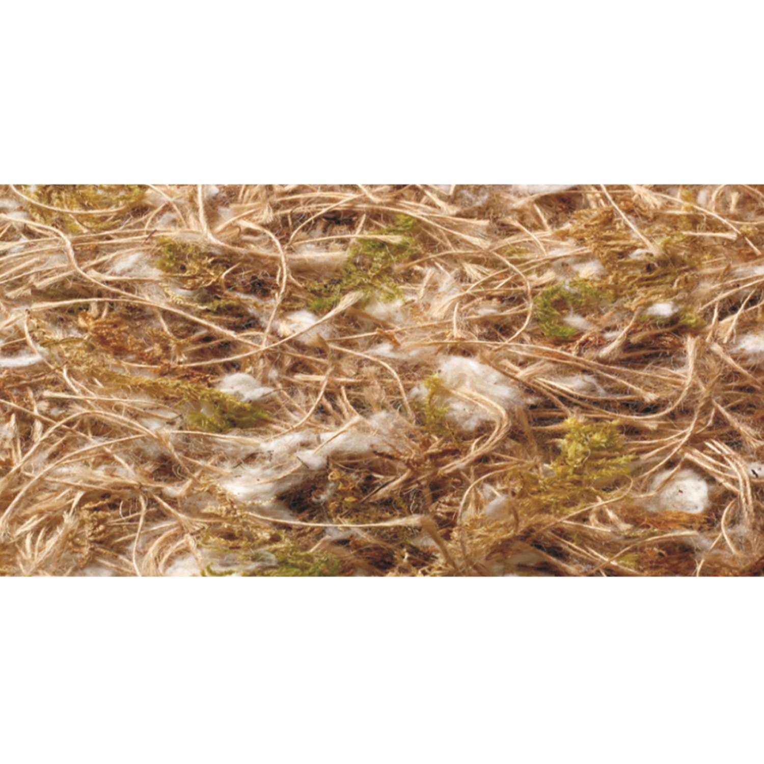 Jute, bomuld, mix til fuglerede - 50g