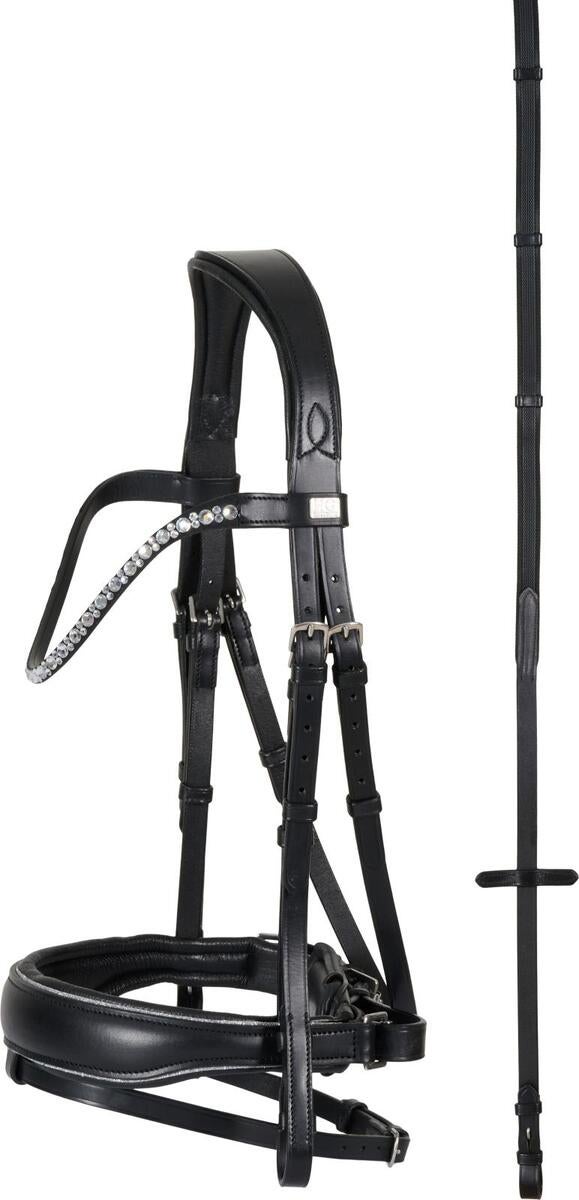 Cryll 25.1 trense komb. næsebånd m/tilbagetræk