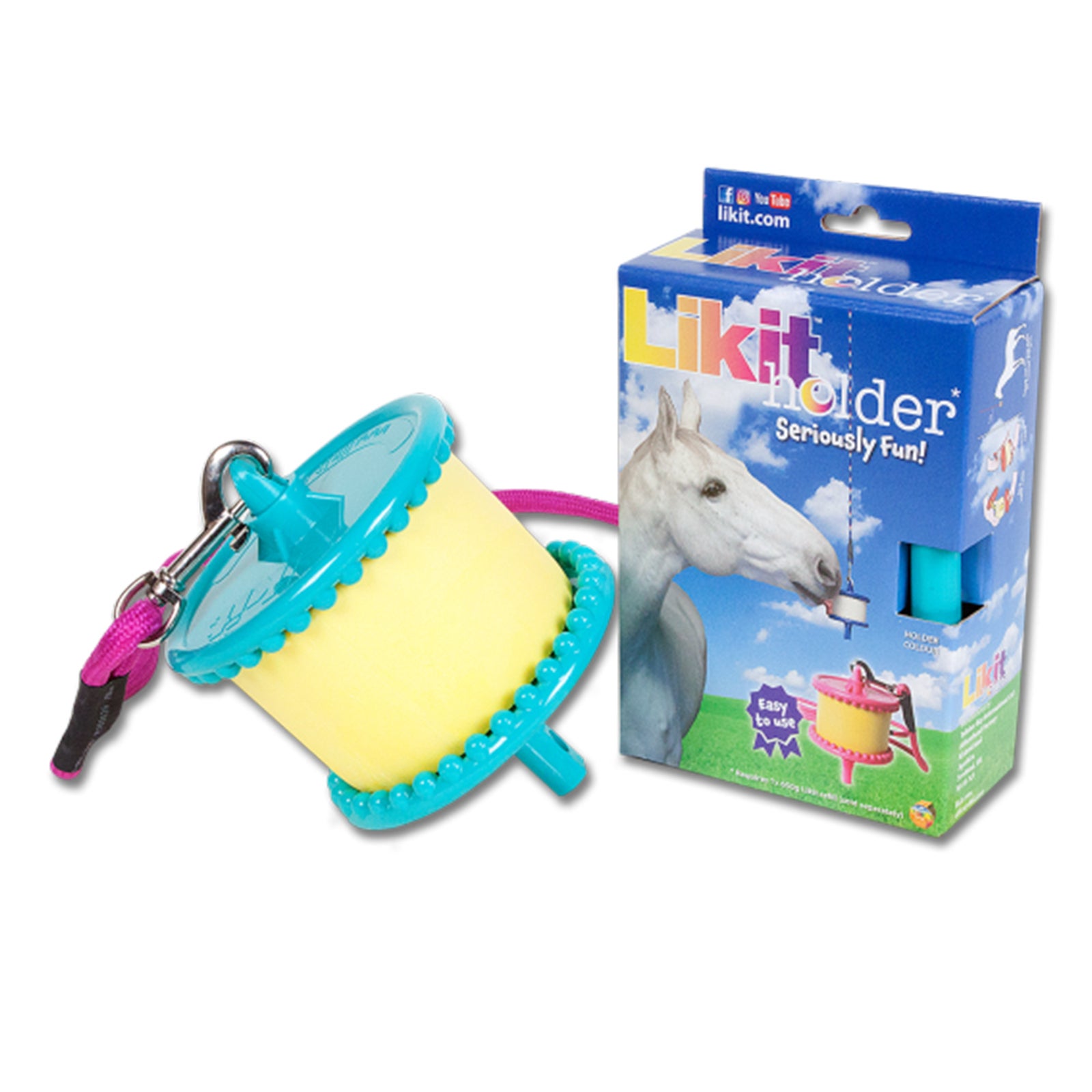LIKIT holder til sliksten - Glitter Klar