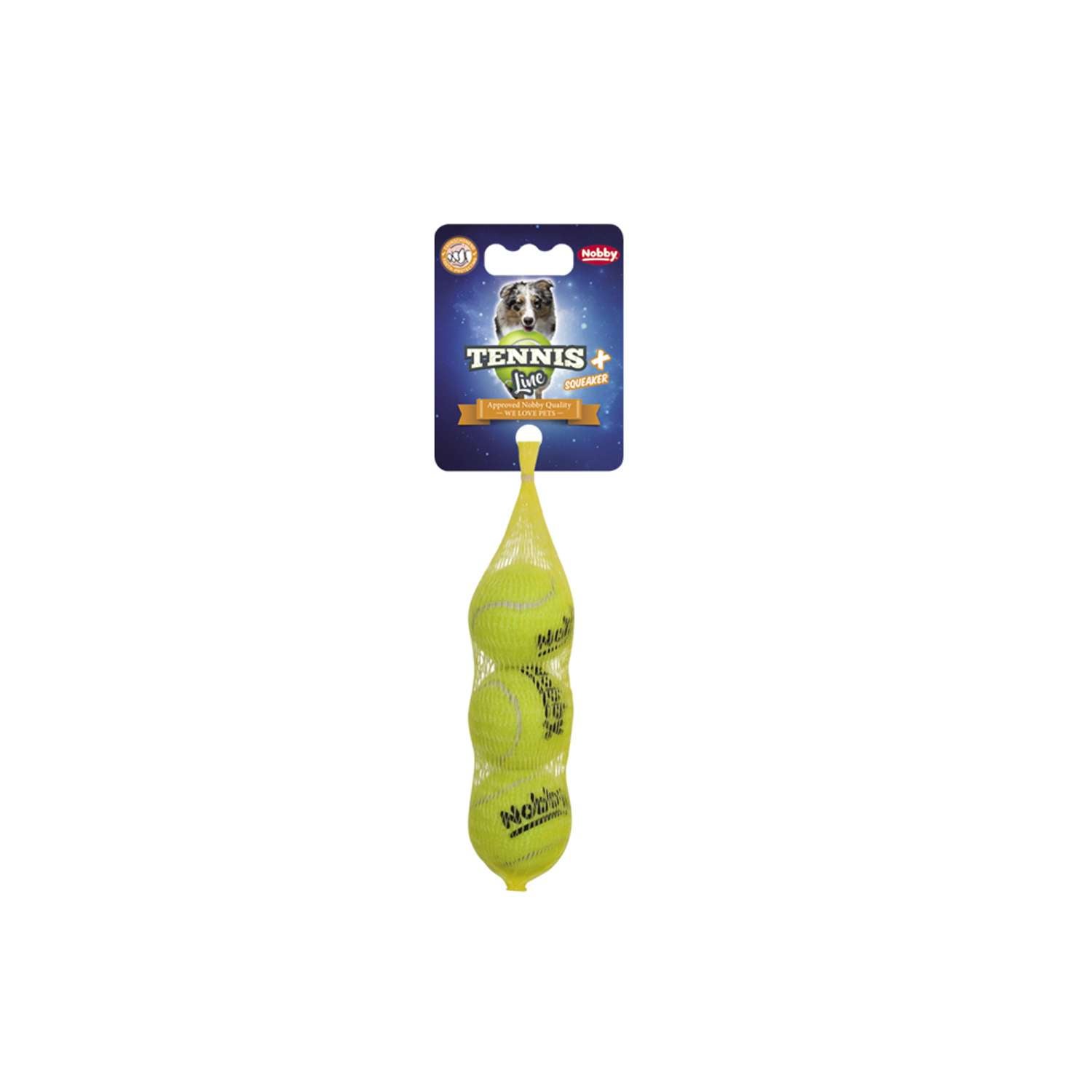 Tennis bold med piv 3 stk. - XS 4,0 cm 3 stk