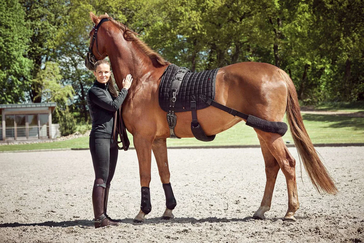 Fir-Tech træningsschabrack m. elastik