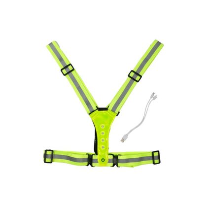 Led-oplyst vest voksen 
