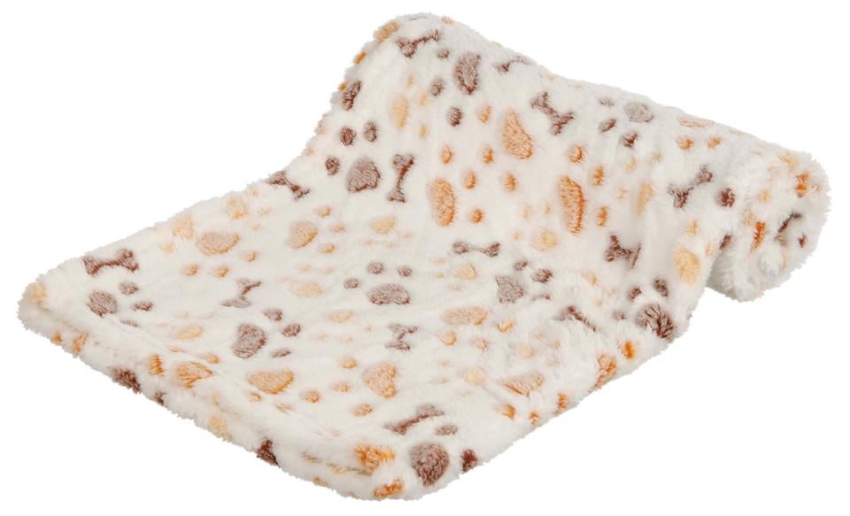 Trixie Lingo blanket soft fleece 75 × 50 cm white/beige