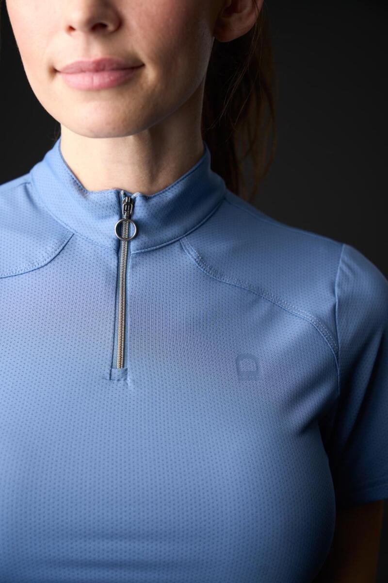 Hasty bluse half zip ss25