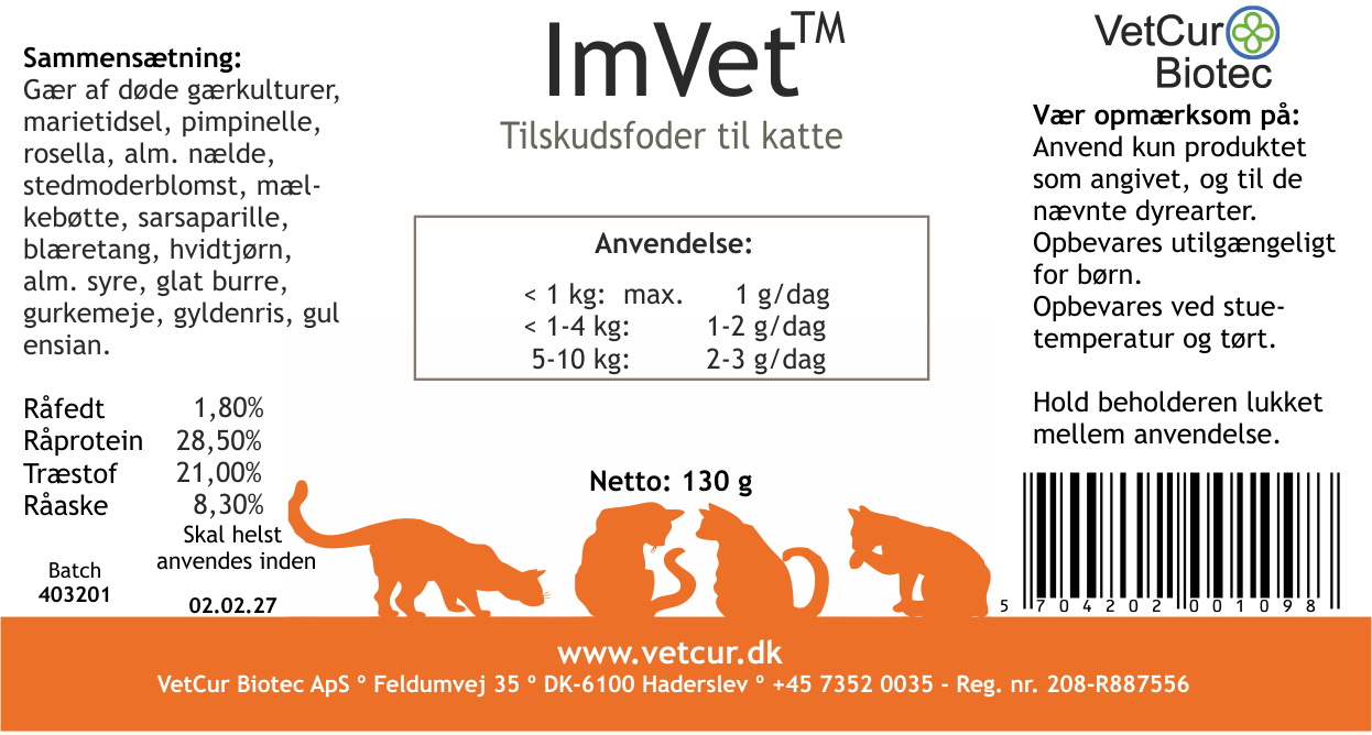 ImVet Kat 130 gram