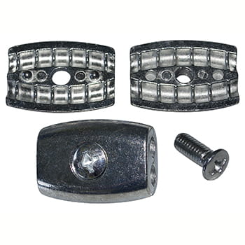 Rebsamler med skrue galvaniseret 4 stk