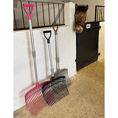 Spångreb med teleskopskaft i box