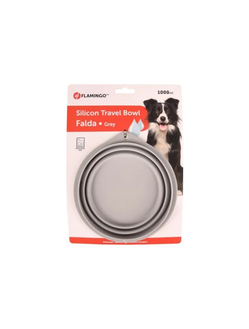 Rejseskål Falda Grå