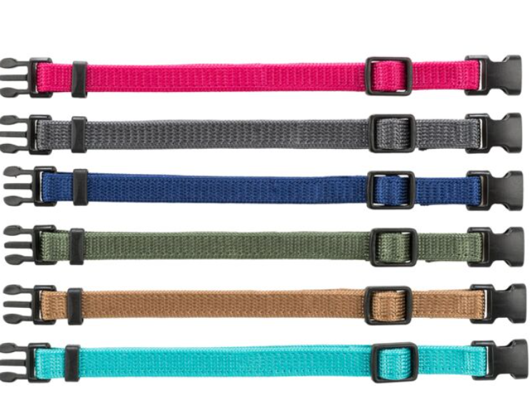 Hvalpehalsbånd 12 stk 7-33 cm