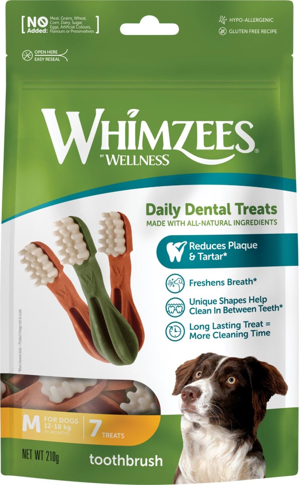 Whimzees Toothbrush Star L, 6 stk, 360 g MP - (6 pk/ps)
