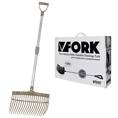 Spångreb med teleskopskaft i box