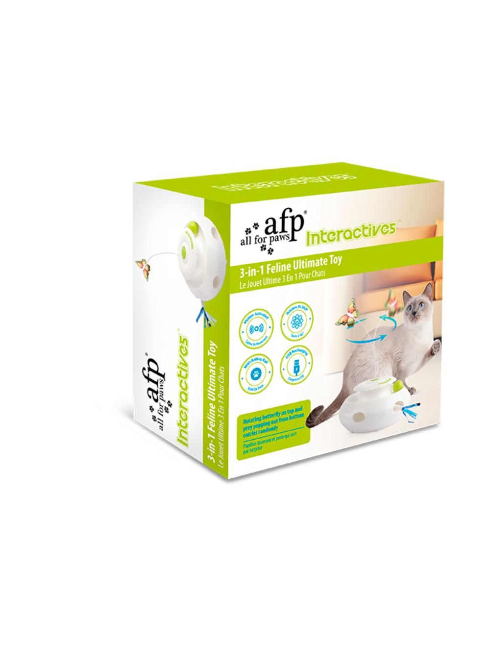 Interaktivt 3-i-1 kattelegetøj