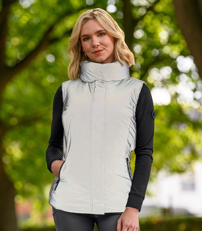 Reflekterende vest grå 