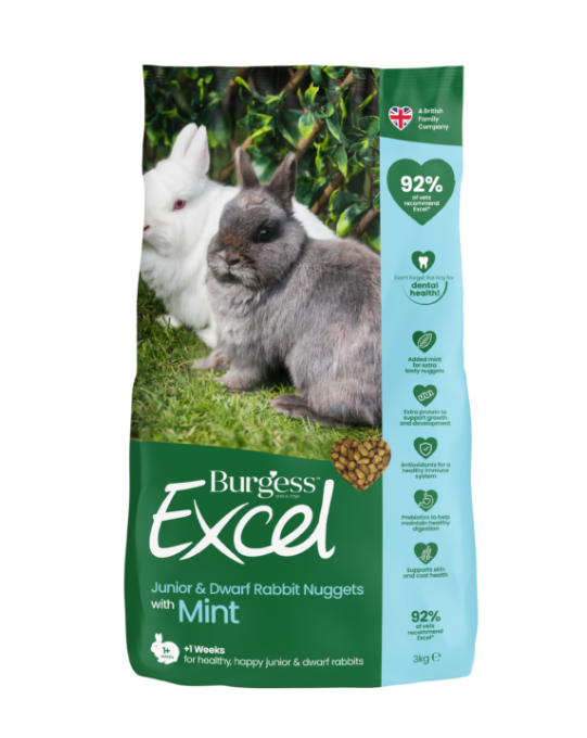 Burgess Dværg/junior mint 3 kg