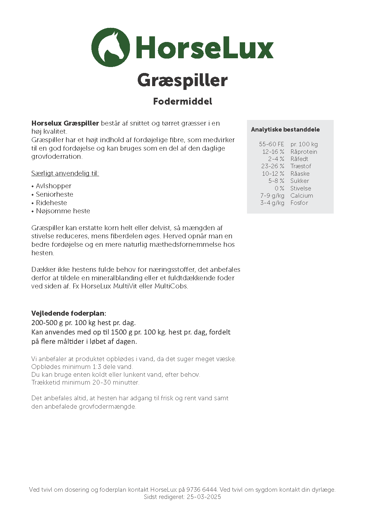 Græspiller 15 kg