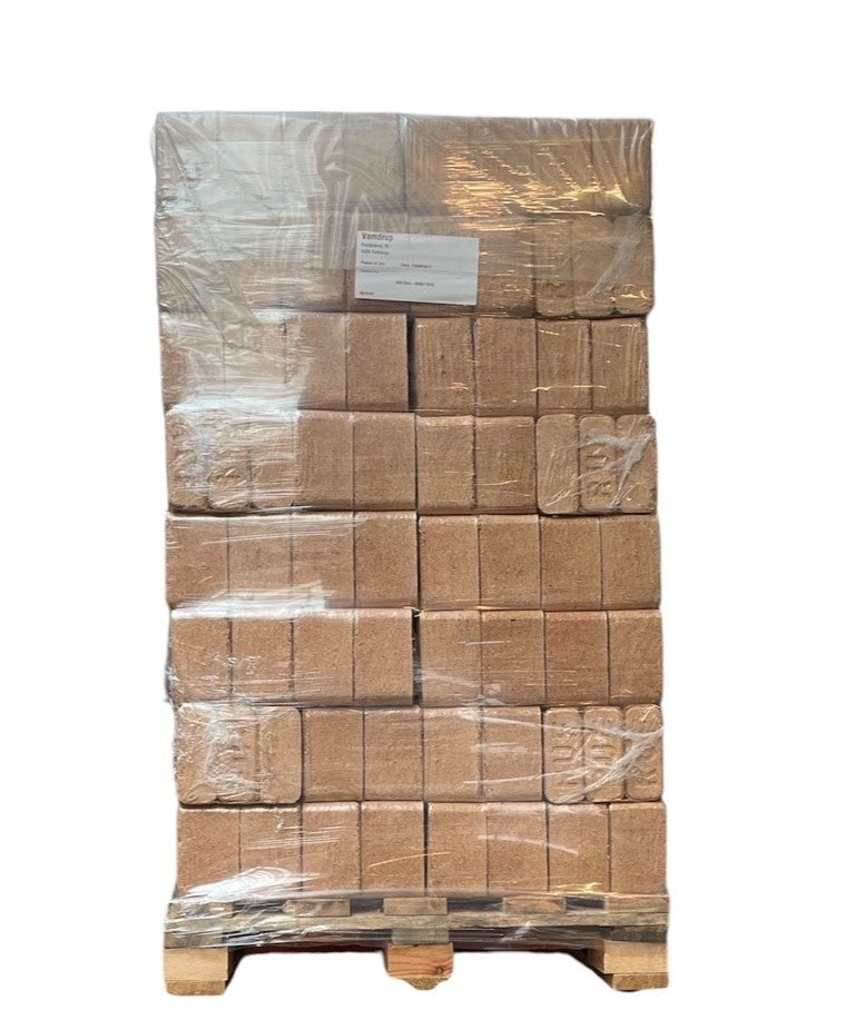 Træbriketter 96 stk, inkl. levering