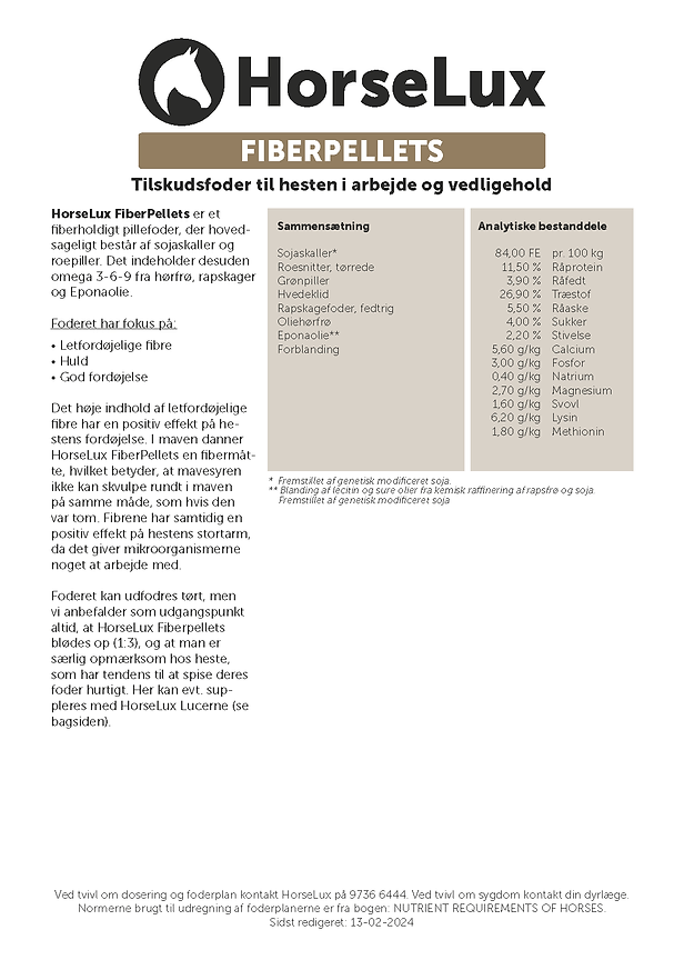 Fiber pellets 15 kg