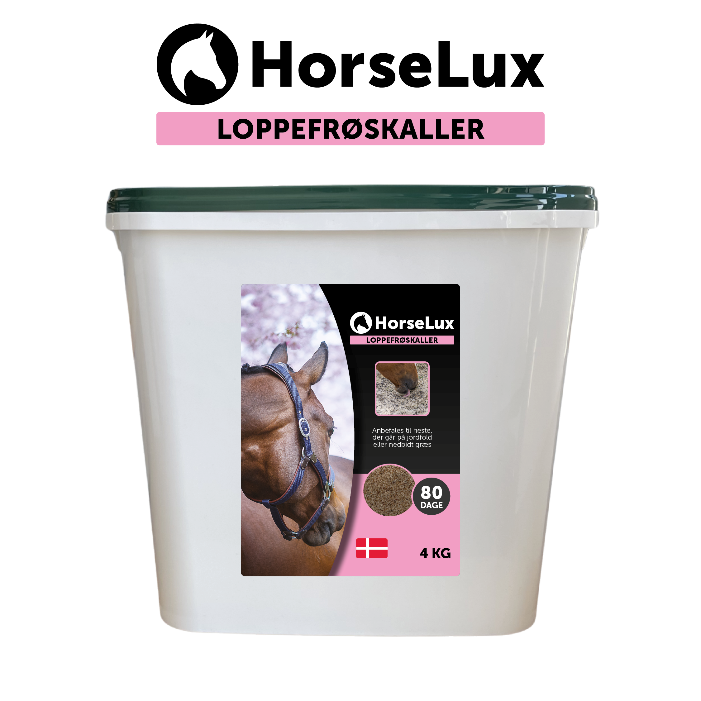 Loppefrøskaller 4 kg
