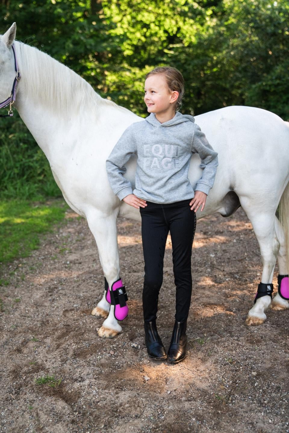 KIDS Teela hoodie Grå