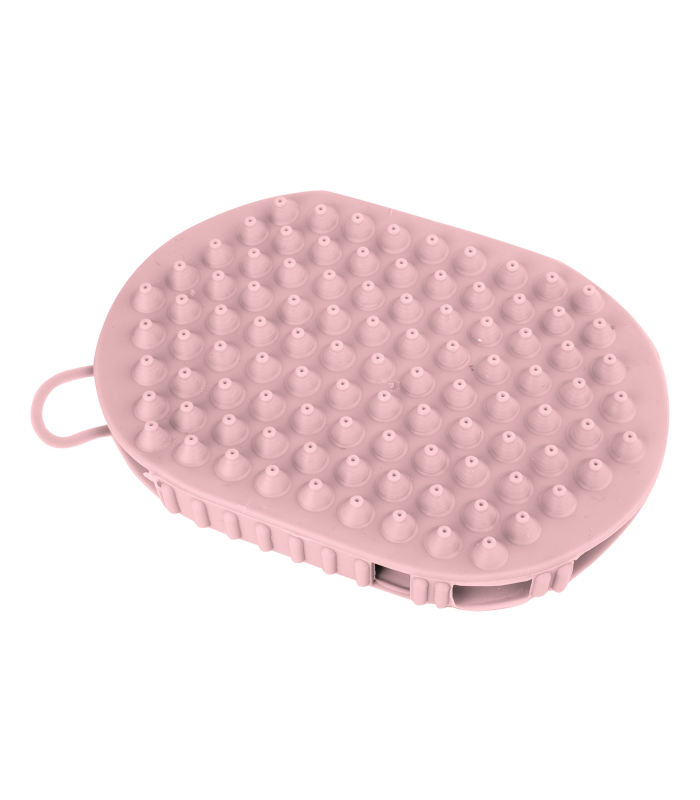 Massage strigle/handske med kugler