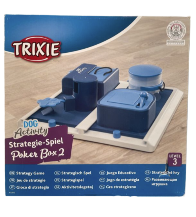 Dog Activity Poker Box 2 31 x 10 x 31 cm