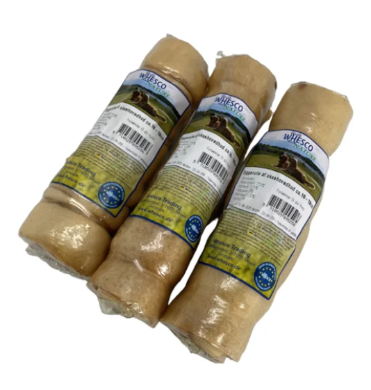 Tyggerulle af oksehovedhud