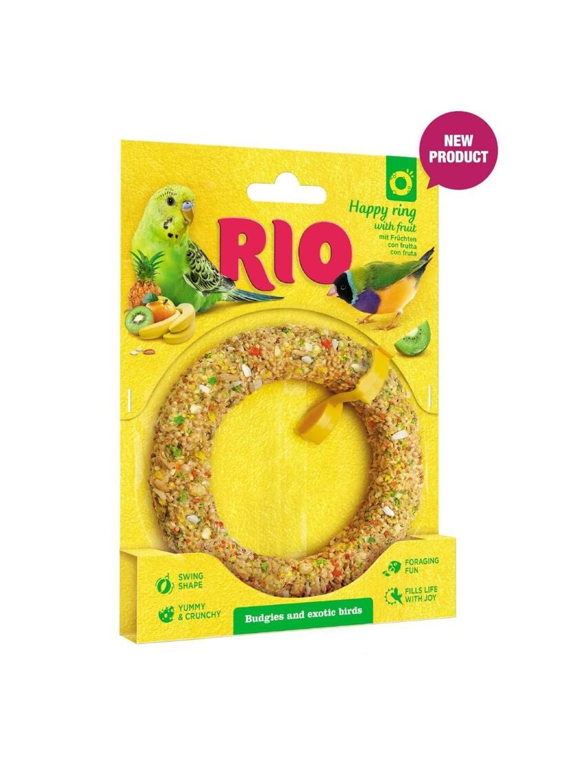 Happy ring undulat og småfugl