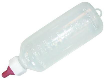 Sutflaske med sut til lam 1 liter