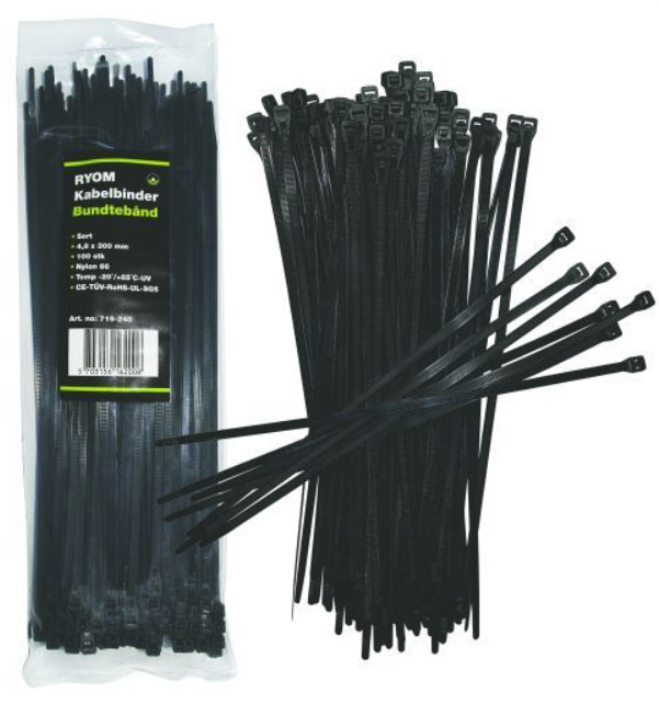 Kabelbinder 100 stk