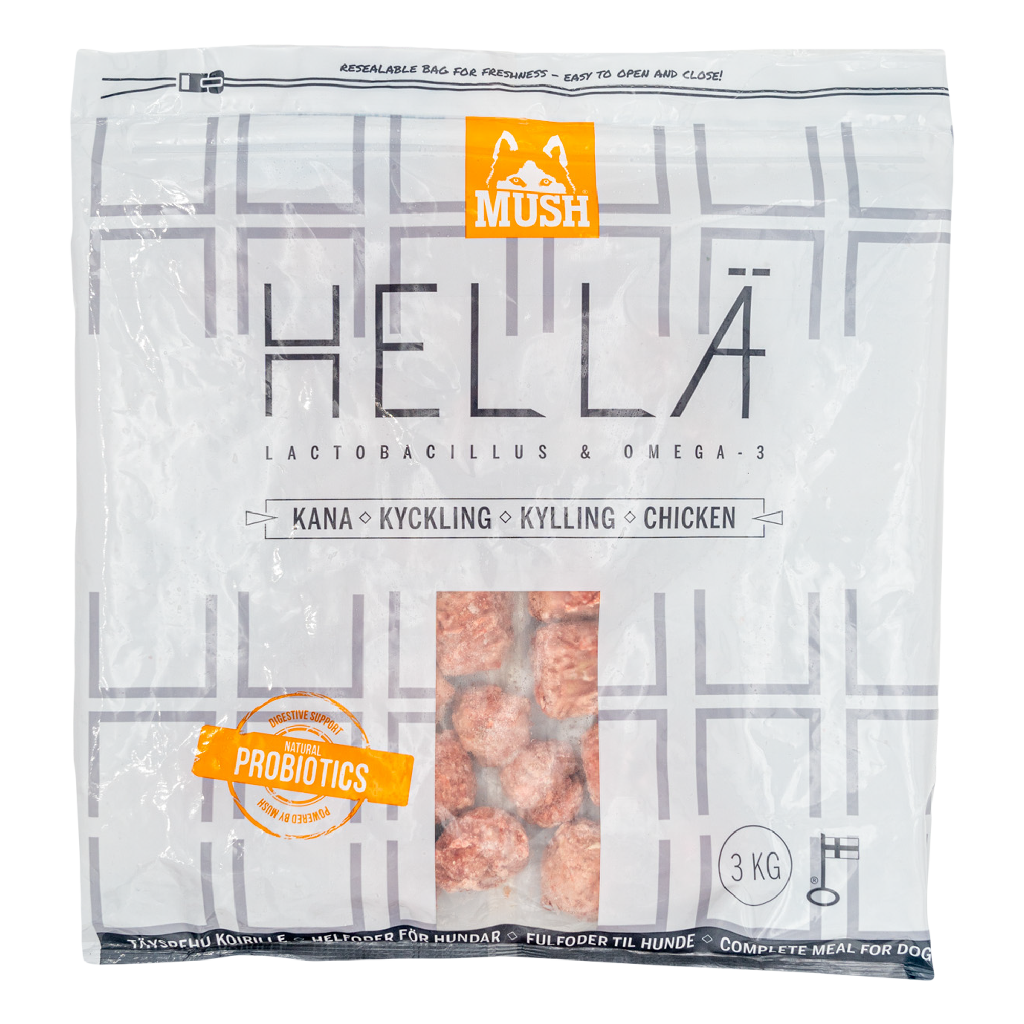 Mush Hella kylling 3 kg